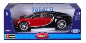 Bburago Model 1:18 Bugatti Chiron czerwony 18-11040