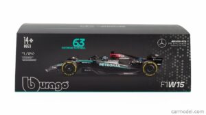 Bburago Model 1:24 BOLID F1 Mercedes AMG W15 2024 George Russell 18-28063