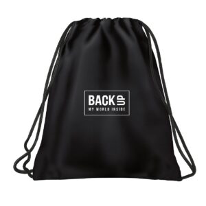 Worek na obuwie Backup WOB7A56 czarny