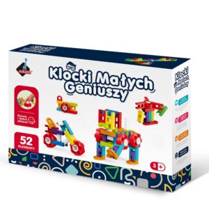 Klocki małych geniuszy Drabinki 52 elementy