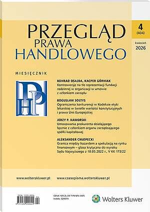 Przegląd Prawa Handlowego - Nr 4/2026 [404]