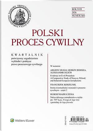 Polski Proces Cywilny - Nr 2/2026